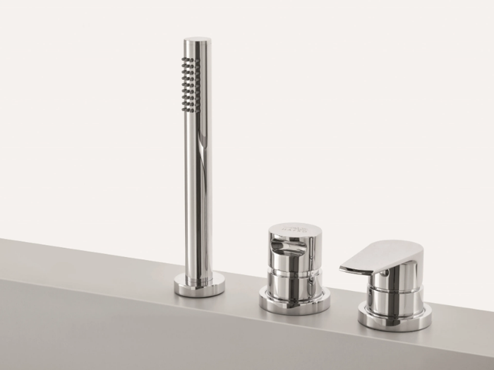 RULE A1 - Deck mounted 3 hole Recessed bathtub tap _ Gruppo Geromin